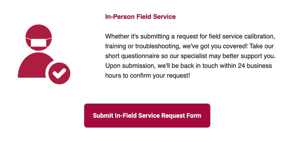 IRD LLC's In-Field Service Request